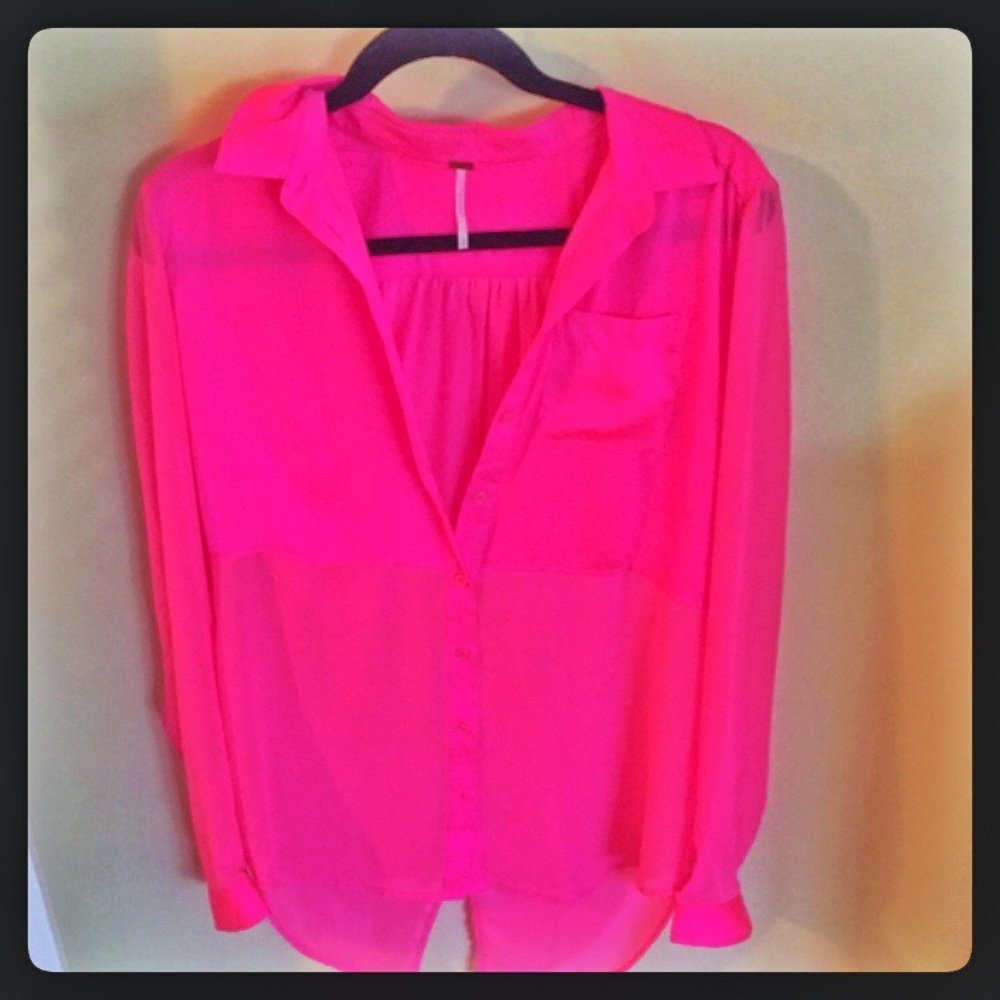 🌷 Free people long shirt size small 🌼
